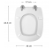 Äquivalenter Sitz SELLES JOAN weiß, für wandhängende Toiletten - ESPINOSA - Référence fabricant : GIROSOLB