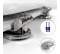 Abattant pour wc SELLES Oslo, blanc - ESPINOSA - Référence fabricant : COIABGIROSUSPB