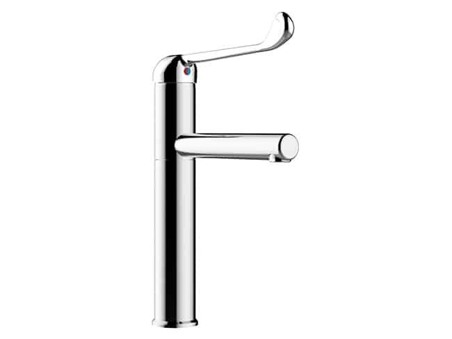 Presto single lever faucet with fixed spout
