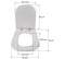 ALLIA LATITUDE seat for floor and wall mounted toilet - ESPINOSA - Référence fabricant : MIOAB67002936109