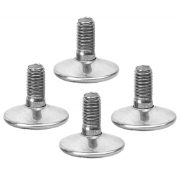 Set of 4 cylinders for round or square box feet M10, from 8 to 20 mm, D. 30 mm H. 32 mm - CIME - Référence fabricant : CQ.1119.4