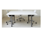 Pied de table, bar et plan de travail cylindrique réglable de 300 à 500 mm en aluminium noir - CIME - Référence fabricant : INTPI538807