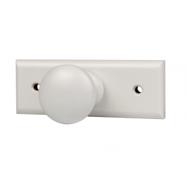White beechwood coat hook with 1 head, W. 110 x H. 42 x D. 60 mm - CIME - Référence fabricant : 57420