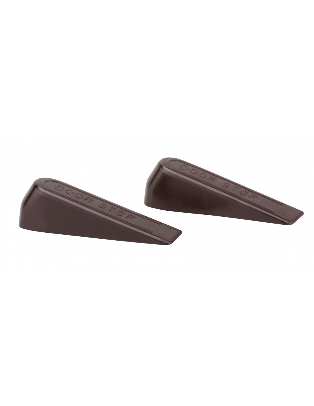 Set of two removable door wedges, L10.1 x H0.30 cm