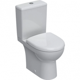 renova RIMFREE compact floor mounted toilet pack, multidirectional outlet - Geberit - Référence fabricant : 501.859.00.1