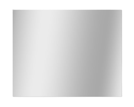 Specchio con bordi lucidi, 50 x 40 cm