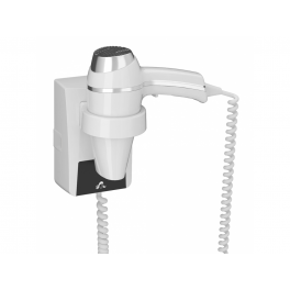 Wall mounted hair dryer 1400W white - Pellet - Référence fabricant : 878113