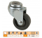 Roulette Drill diamètre 32mm à oeil en caoutchouc gris D. 6,5 mm, hauteur 40 mm - CIME - Référence fabricant : INTRO50633