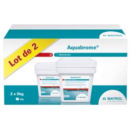 Bromine Aquabrome 10kg (2 x 5kg) - Bayrol - Référence fabricant : 2139344