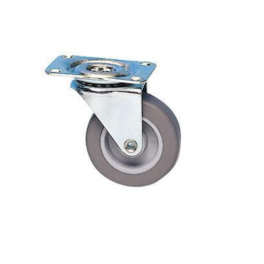 Castor MINIROL D. 42 mm with swivel plate, height 54 mm - CIME - Référence fabricant : 54573