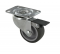 Castor with brake NOVO D. 75 mm black with swivel plate, H. 102 mm - CIME - Référence fabricant : INTRO54718