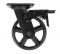 Castor with brake NOVO D. 75 mm black with swivel plate, H. 102 mm - CIME - Référence fabricant : INTRO54674