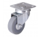 Castor with brake NOVO D. 75 mm black with swivel plate, H. 102 mm - CIME - Référence fabricant : INTRO52922