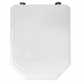 Toilet seat SELLES Equipage 1 (centre distance 220 mm), white - ESPINOSA - Référence fabricant : ESPSED047