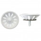 Verwijderbare mand Wit PVC diameter 75 mm