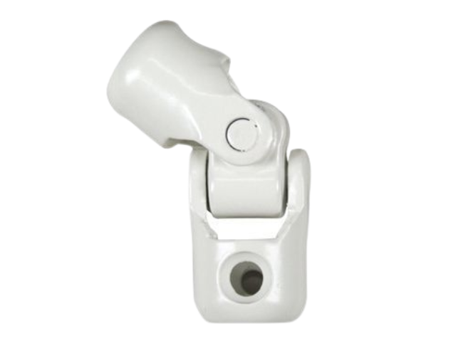 Knee-joint for roller shutter D. 12 mm, rod 12 mm, white steel