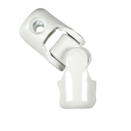 Knee-joint, roller shutter gimbal, 6-sided 10 mm, rod 6-sided 10 mm, white steel - CIME - Référence fabricant : CQ.13443.1