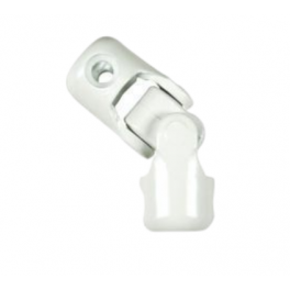 Roller shutter toggle joint, 10 mm hexagon, 12 mm rod, white steel - CIME - Référence fabricant : CQ.13444.1