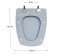Toilet seat SELLES Cheverny, blue myosotis jaspé - ESPINOSA - Référence fabricant : COIABCHEVERNYBLMYJ