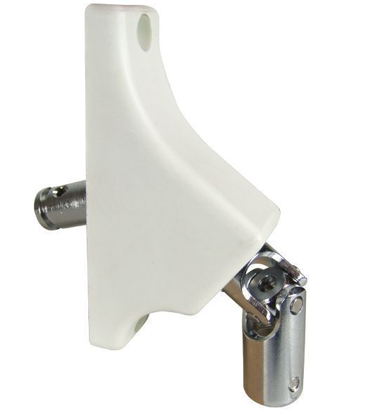 Caja de salida para persiana enrollable con manivela, varilla de 12 mm, L. 215 mm