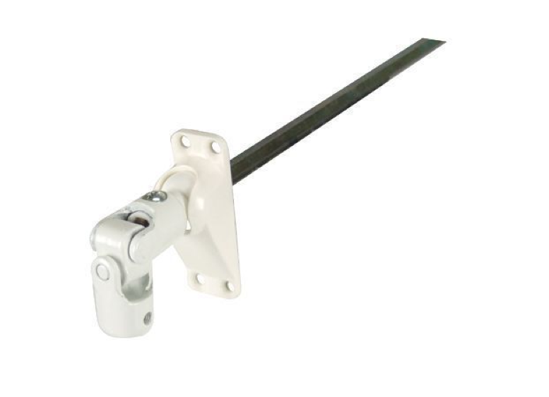Knee guide block for roller shutter with 60° crank diameter 12, shaft with 7 hexagon, L. 215mm