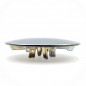 Chrome cap with a diameter of 110 mm for Turboflow shower drain with a diameter of 90 mm