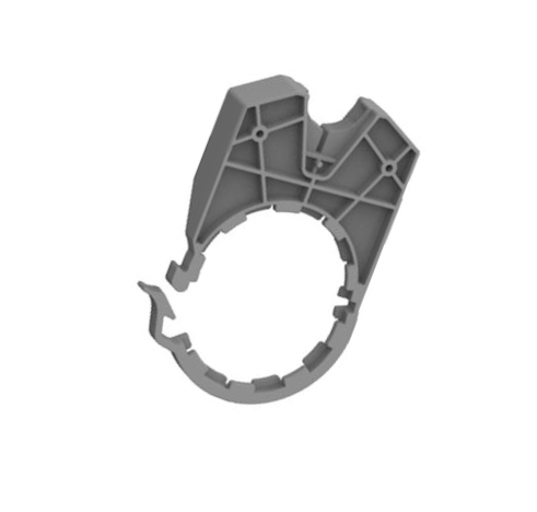 Reversible pipe mounting plate for INGENIO SIAMP