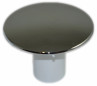 Verchroomd ABS deksel van 120 mm met afvoerbuis van 90 mm diameter