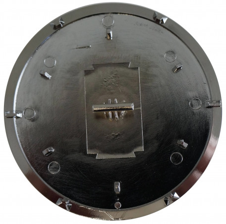 Chrome-plated ABS cover with water guard tube for 90mm diameter drain