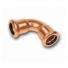 Copper elbow 90 degree to be crimped, diameter 12 - Thermador - Référence fabricant : 6002A12