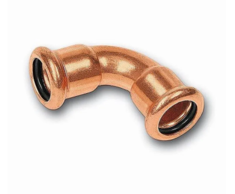 Copper elbow 90 degree to be crimped, diameter 12