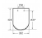 Abattant pour WC compact Meridian N - Roca - Référence fabricant : ROCABA8012AB004