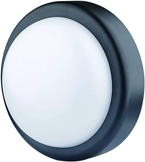 14W round LED window, 4000K, 1000 LM, size 200X200X100, color black
