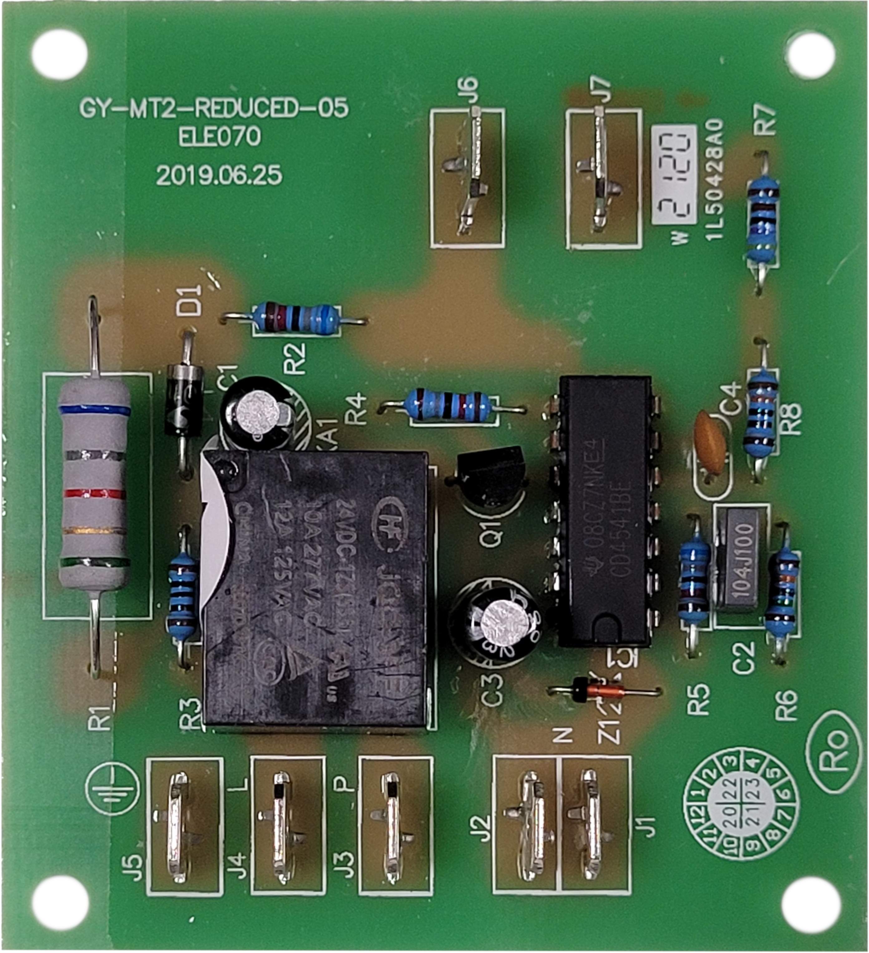 Electronic board, without pressure switch, for SD110