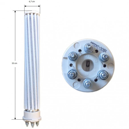Single and three-phase steatite heater D.47 - 1600W