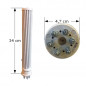 Eenfase en driefasen steatietverwarming diameter 47, 1800W