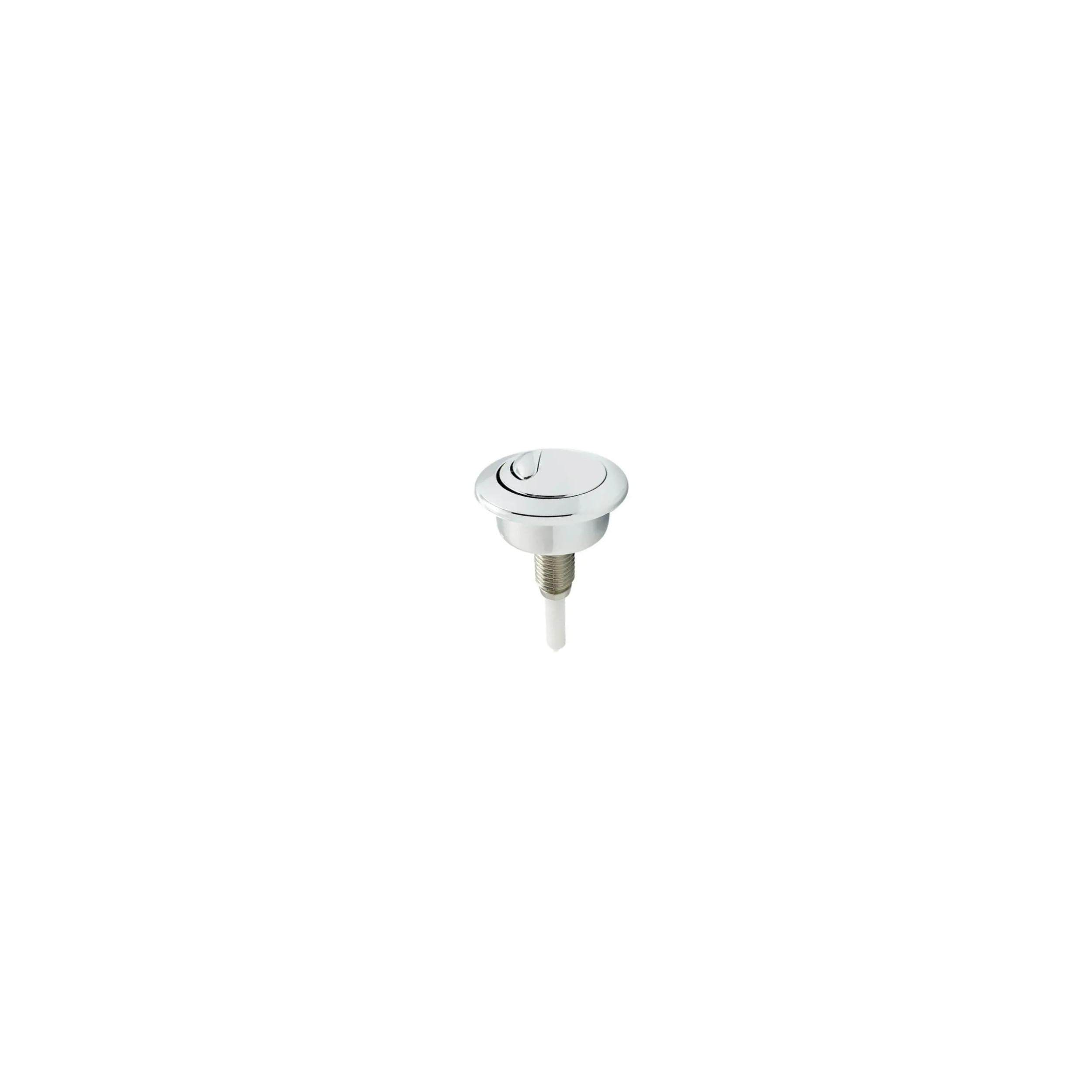Bouton Chasse D'Eau Chromé Double - Compatible Siamp Twyford Optima 49 - Référence CF1003CP - 10