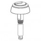 Bouton double poussoir 3/6 L, mécanisme de chasse WC, chromé Bouton double poussoir 3/6 L, mécanisme de chasse WC, chromé