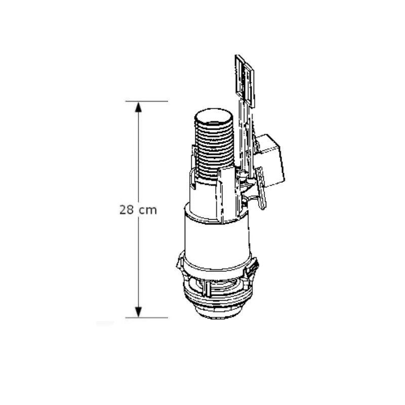 Mécanisme Pneumatique SIAMP Pour Réservoir INTRA Suspendu – Référence SIAME323393.07