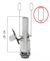 Spoelmechanisme voor inbouwreservoir Siamp 500, tweevoudig