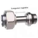 Telescopic socket 15x21, 38 to 54mm for Giacomini faucet.