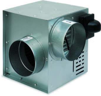Unidad de aire caliente 400 m3/h, diámetro 125mm
