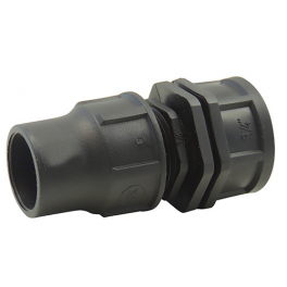 Quick adaptor, female 15x21, for 16mm drip hose - CODITAL - Référence fabricant : 5540161500