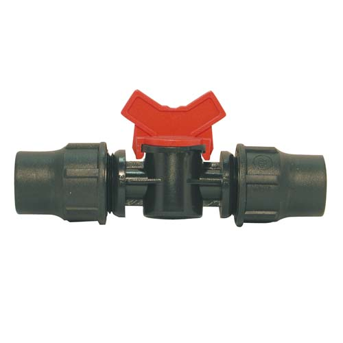 Quick release valve for 16mm drip hose