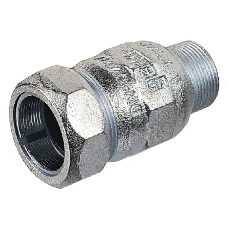 Raccordo a compressione 12x17 M/M tubo acciaio 17,2 mm esterno Raccordo a compressione 12x17 M/M tubo acciaio 17,2 mm esterno
