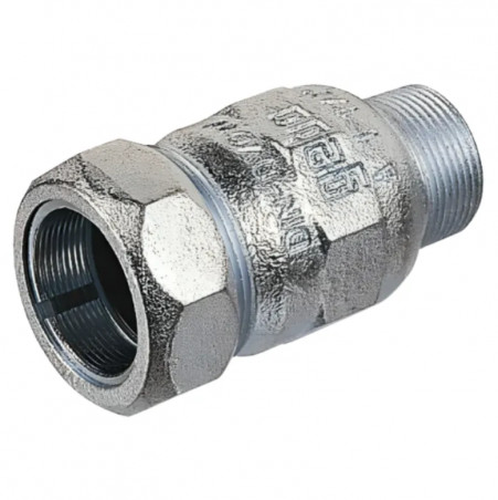 Verschraubung 12x17 M/M Stahlrohr 17,2 mm außen