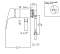 Mechanical mixing valve for shower cubicle or panel - Sarodis - Référence fabricant : SARMIFR2039C
