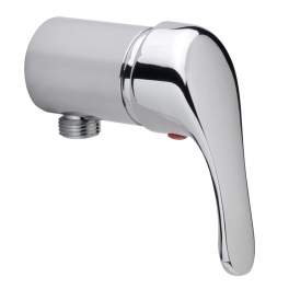 Semi-recessed chrome faucet for shower stall - Sarodis - Référence fabricant : FR2039C