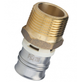 Fixed male multilayer brass fitting 26x34, diameter 32 - PBTUB - Référence fabricant : MCRXSM1032