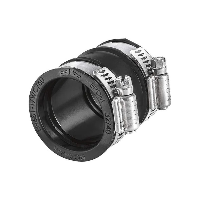 Rechte FLEXSEAL PLUS DC 0,6 bar, 24/32 mm